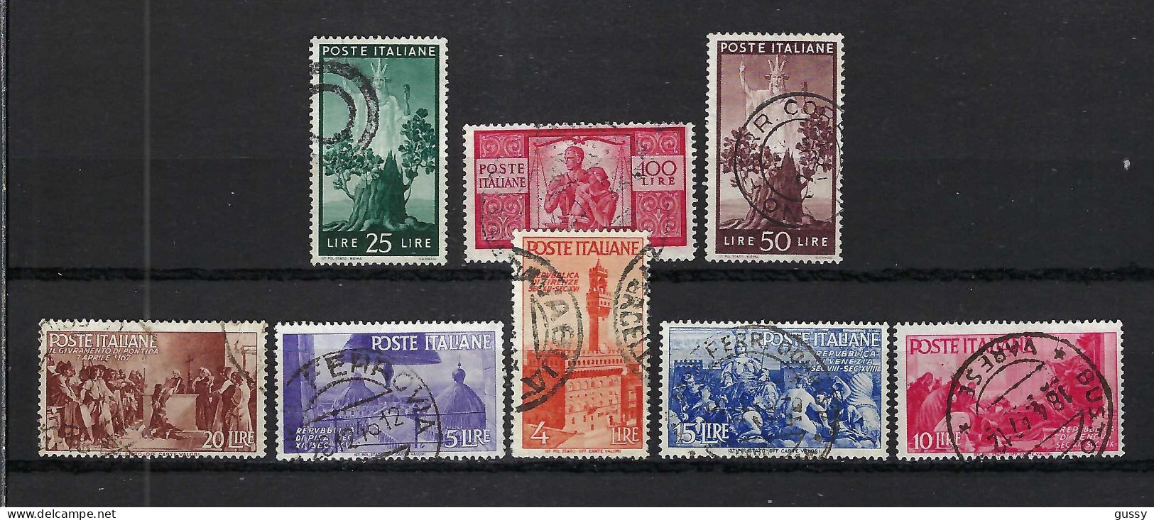 ITALIE  Ca.1946-60: Lot D' Obl. - 1946-60: Used