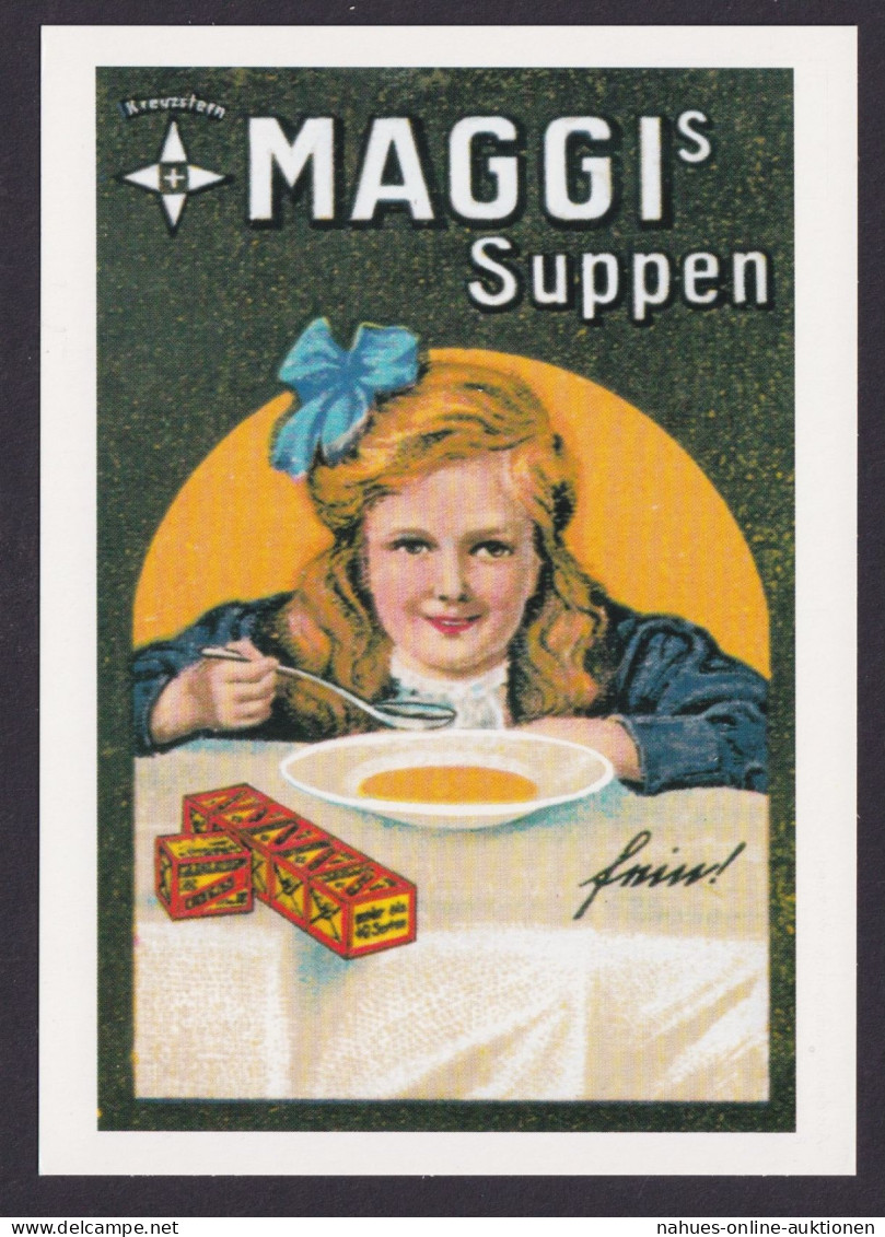 Künstler Ansichtskarte Reklame Werbung Maggi Suppen Maggi GmbH Singen - Publicité