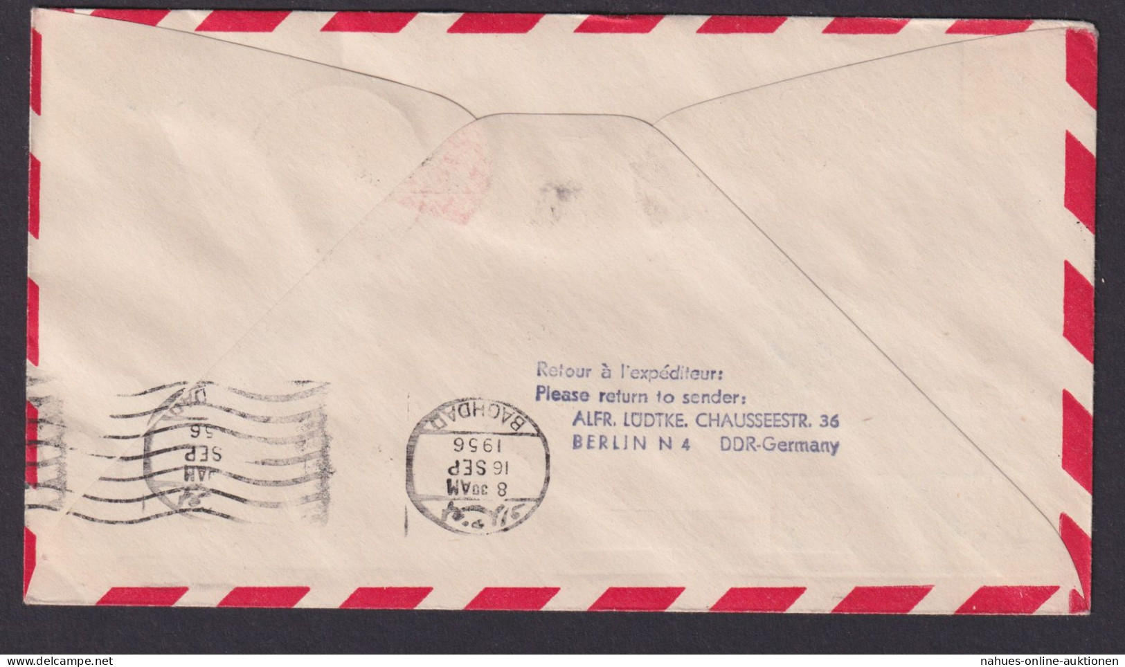 Flugpost Brief Air Mail Lufthansa Eröffnungsflug Inter. DDR Zuleitung Istambul - Storia Postale