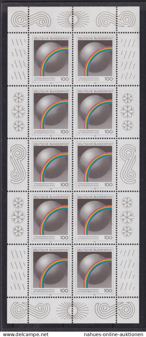 Bund Kleinbogen Zehnerbogen 1785 Klimarahmenkonferenz Postfrisch MNH Kat 12,00 - Covers & Documents