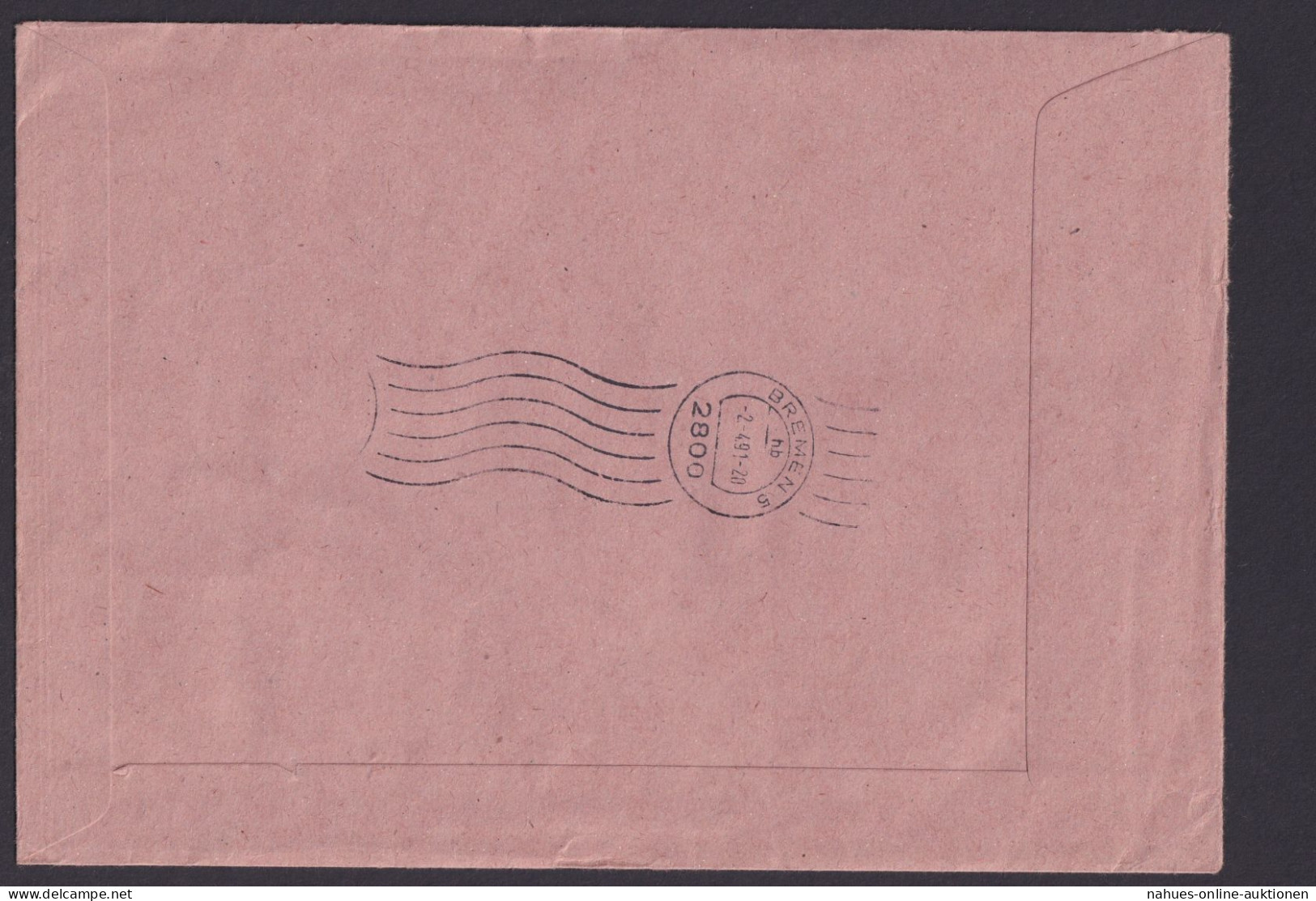 DDR Eilboten Brief 3345-6 Zusammendruck Brandenburger Tor Auerbach Nach Bremen - Storia Postale