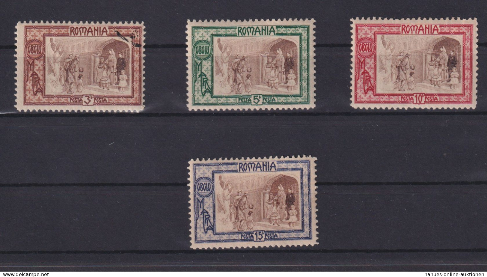 Briefmarken Rumänien 208-211 Amenpflege Sauber Ungebraucht Kat. 20,00 - Lettres & Documents