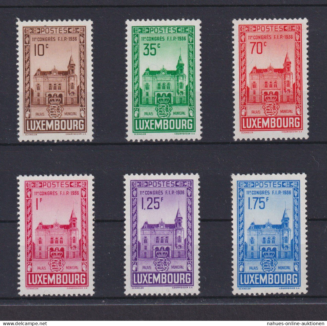 Luxemburg 290-295 Philatelie Kongreß Postfrisch MNH Kat.-Wert 20,00 - Lettres & Documents