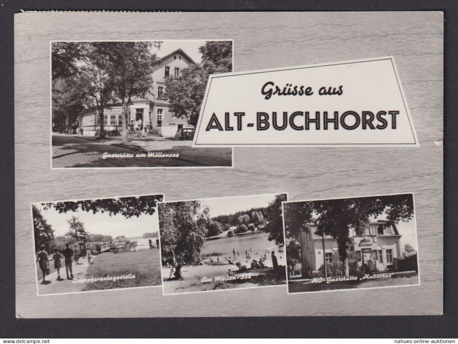 Ansichtskarte Alt Buchhorst Brandenburg Gastronomie Gaststätte Am Möllensee - Otros & Sin Clasificación