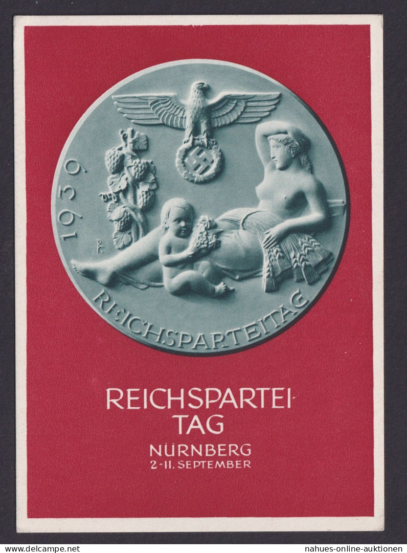 Deutsches Reich Ganzsache Reichsparteitag Nürnberg 2.-11.9.1939. - Covers & Documents
