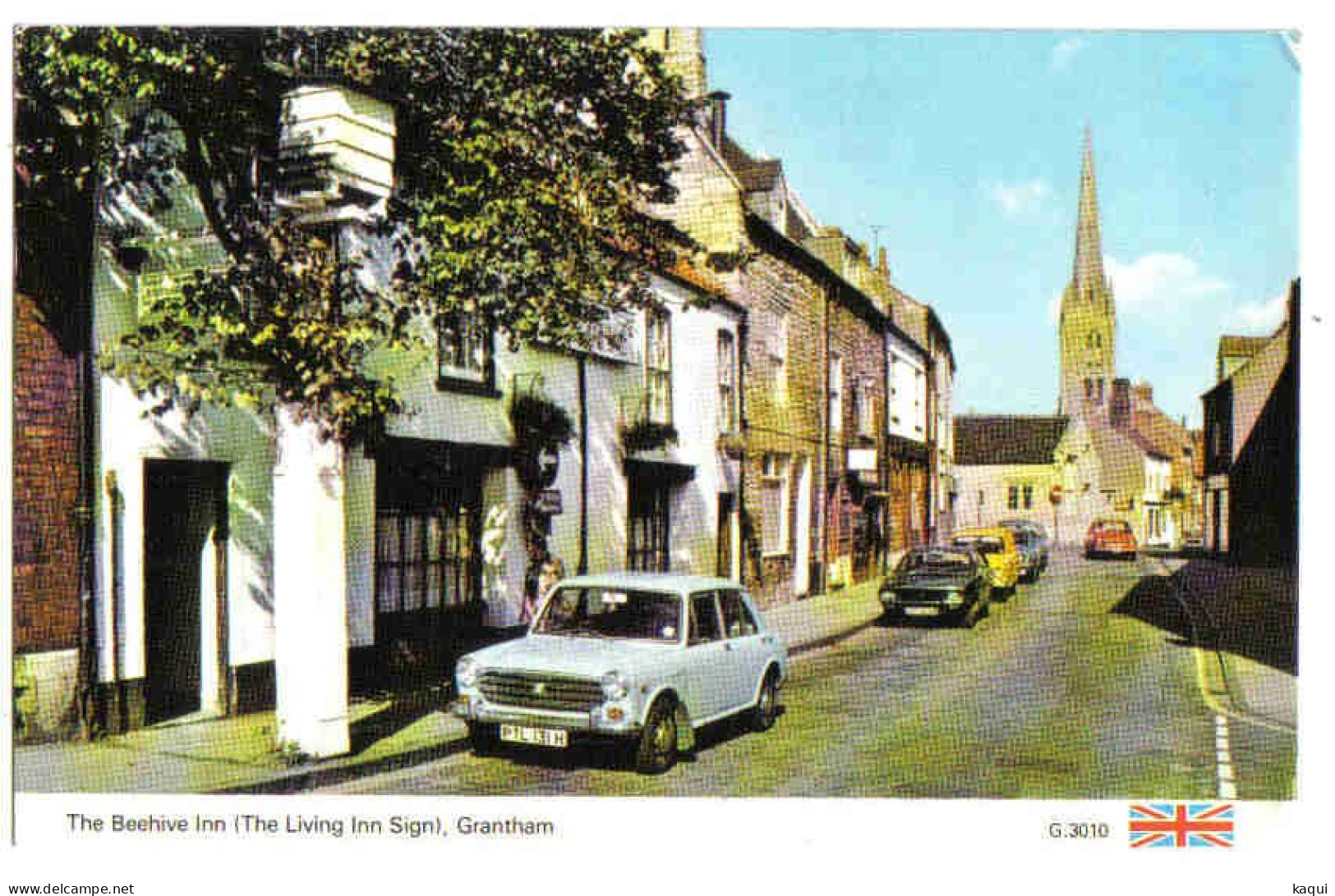 ROYAUME-UNI - GRANRHAM - The Beehive Inn ( The Living Inn Sign ) ( Voiture ) - Published By E. T. W. Dennis - N°G.3010 - Andere & Zonder Classificatie