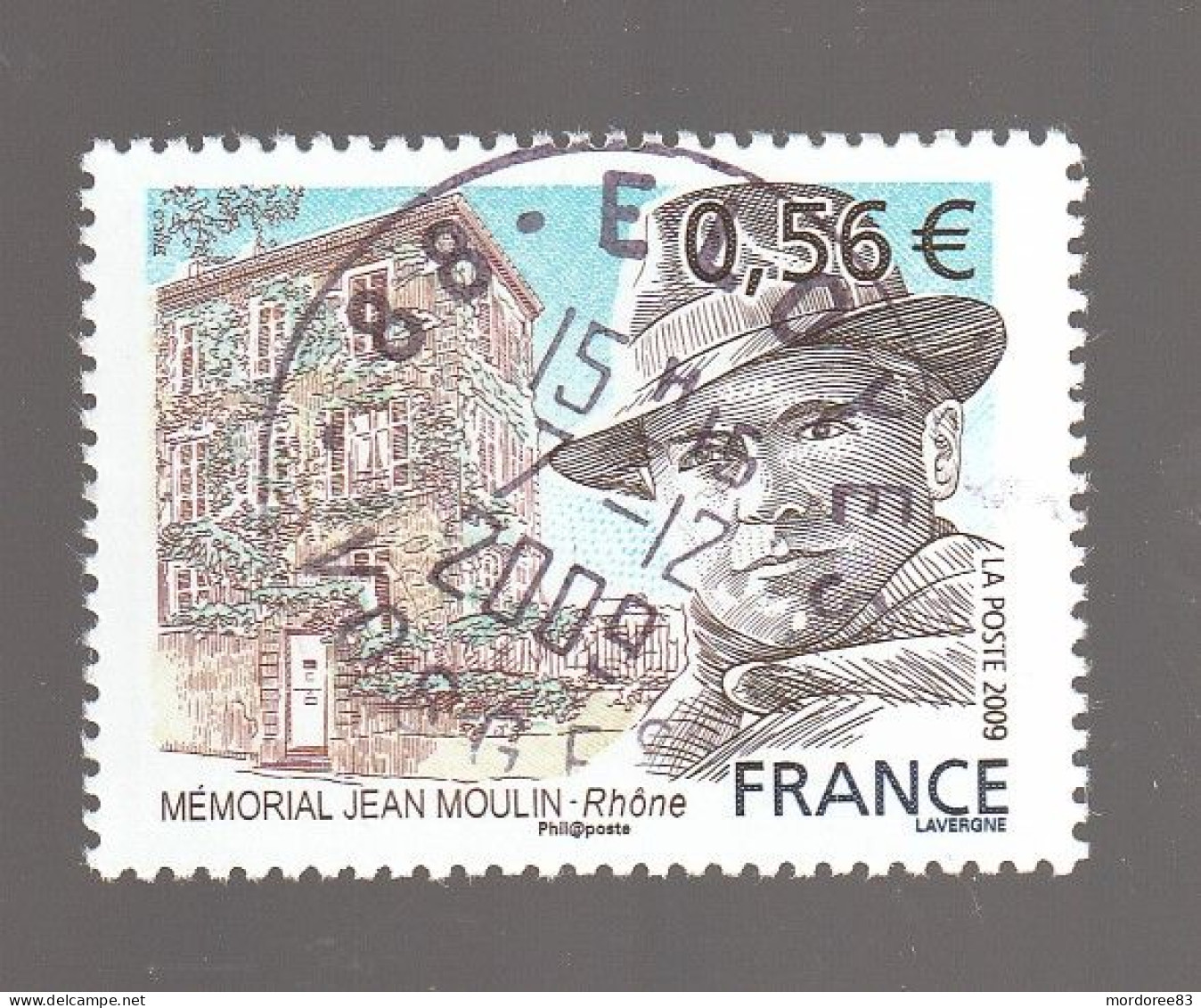FRANCE 2009 JEAN MOULIN YT 4371 OBLITERE A DATE - Used Stamps