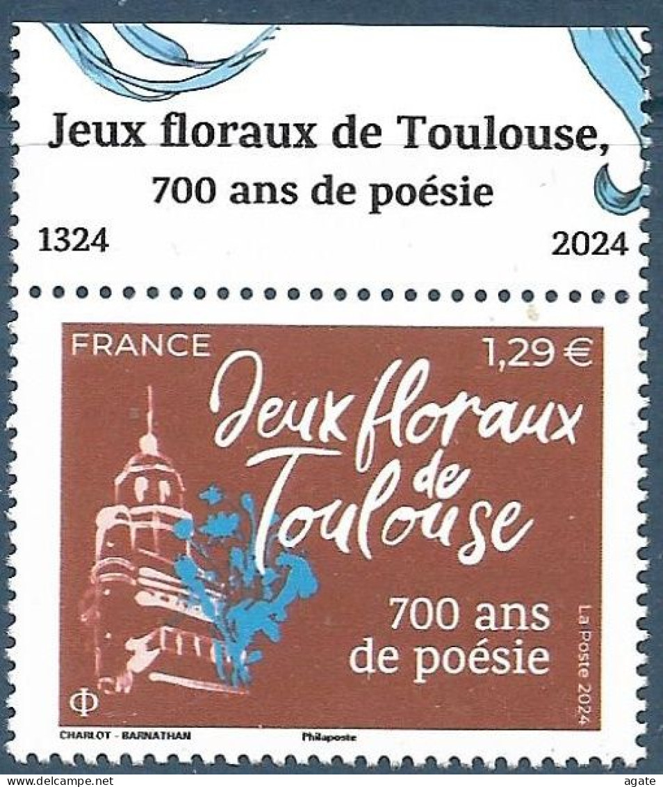 Jeux Floraux De Toulouse  700 Ans De Poésie (2024) Neuf** - Ungebraucht