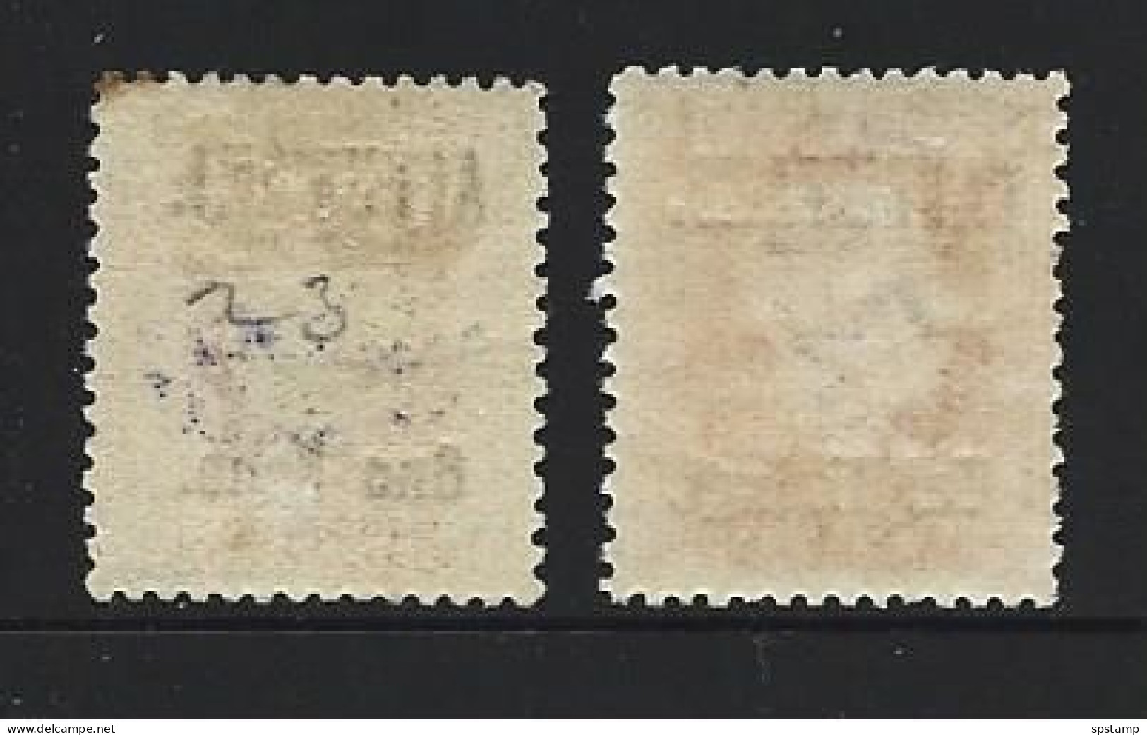 Aitutaki 1916 - 1917 Overprints On NZ KGV Perf 14 X 13.5 Set Of 2 Mint / MNH - Aitutaki