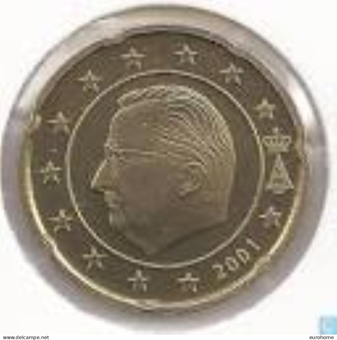 Belgie 2001  20 Cent   UNC Uit De Introset   UNC Du Introset  ZEER ZELDZAAM - EXTREME RARE !!!! - België