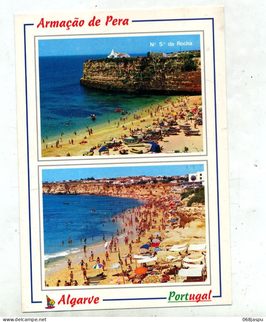 Carte  Algarve Flamme Muette Sur Personnage - Other & Unclassified