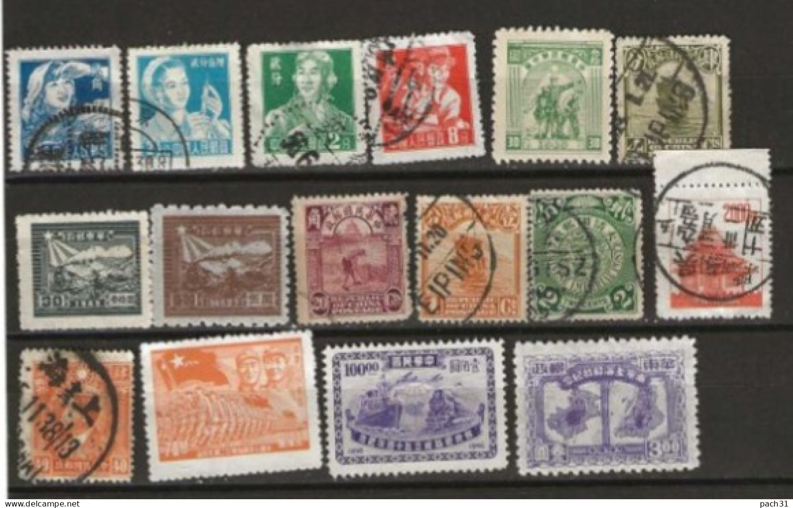 Chine  Lot De Timbres Différents - Andere & Zonder Classificatie