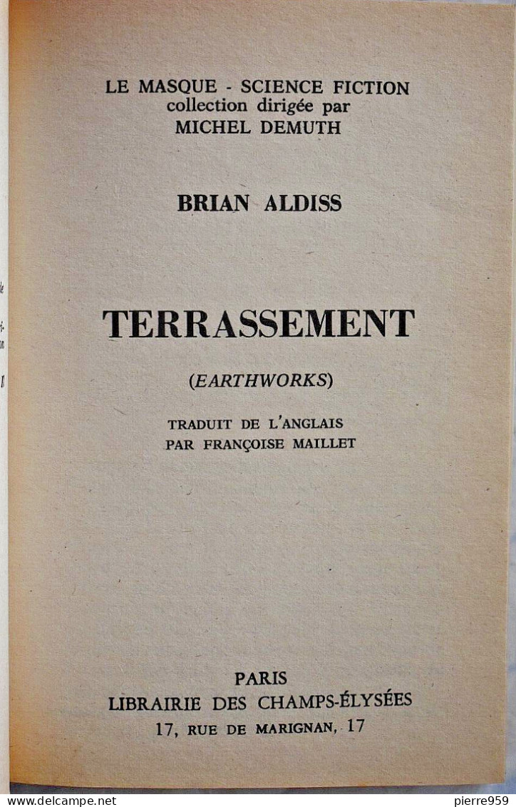 Terrassement - Brian Aldiss - Le Masque SF