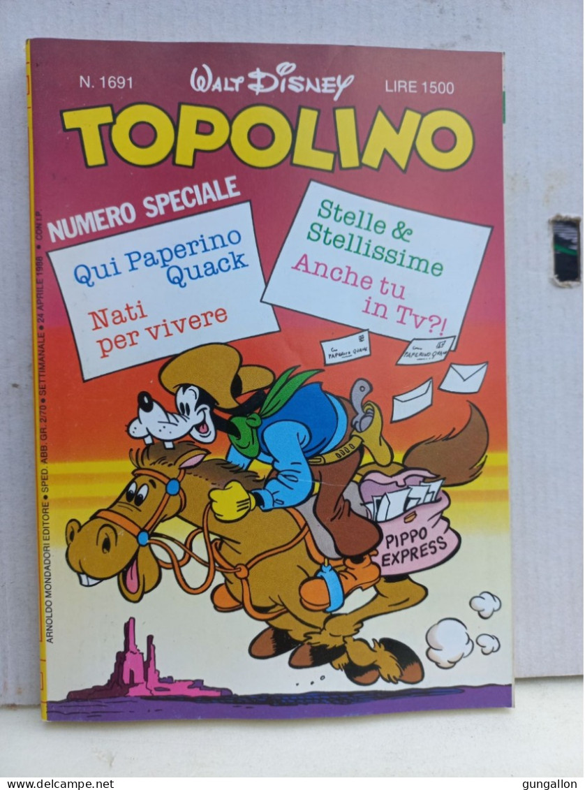 Topolino (Mondadori 1988) N. 1691 - Disney