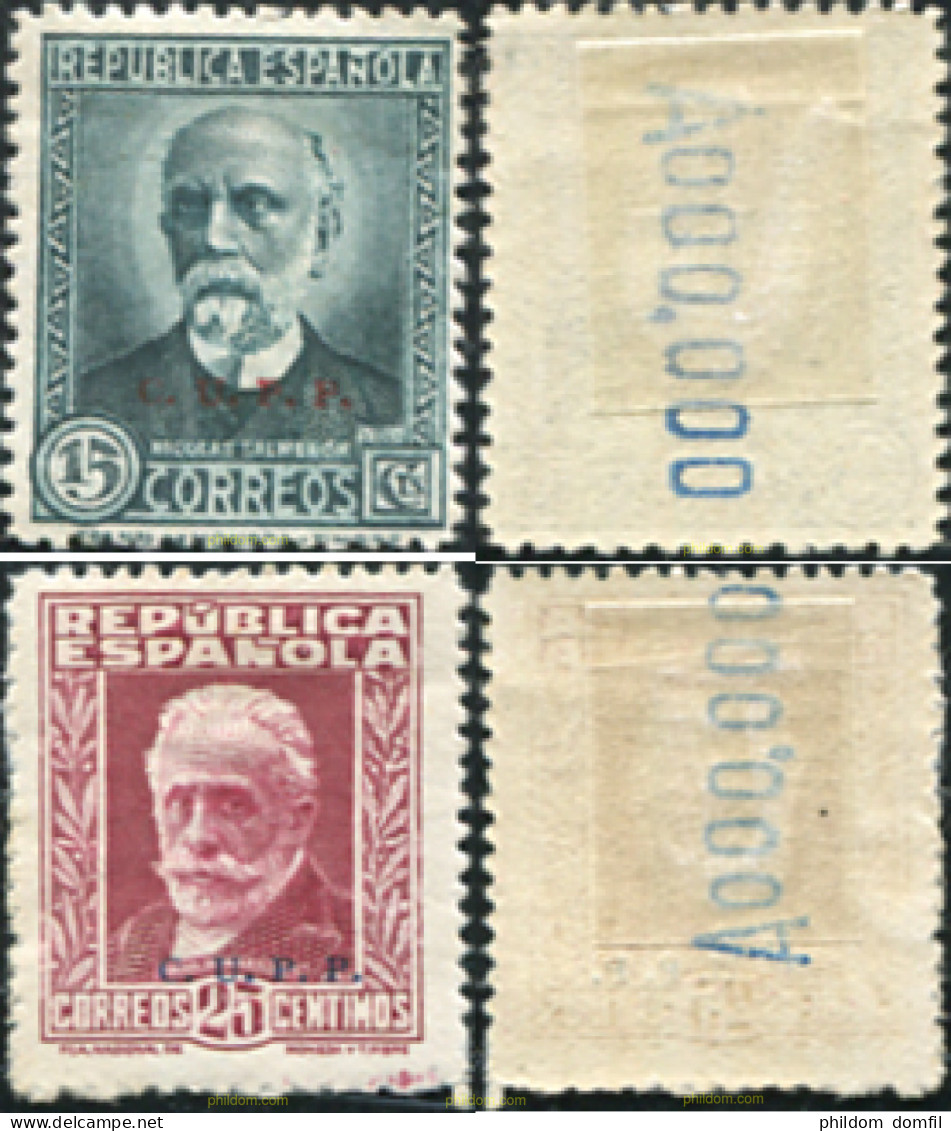 730371 HINGED ESPAÑA 1931 PERSONAJES - Unused Stamps