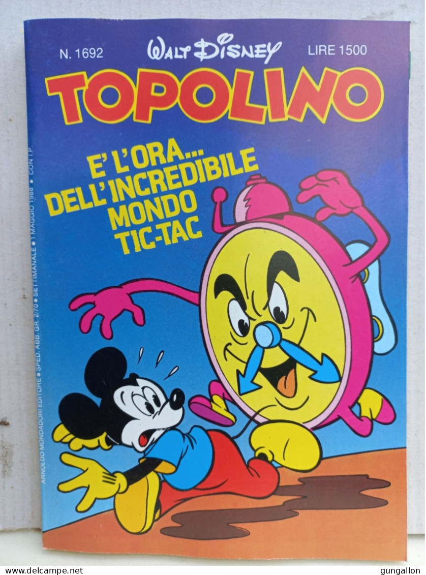 Topolino (Mondadori 1988) N. 1692 - Disney