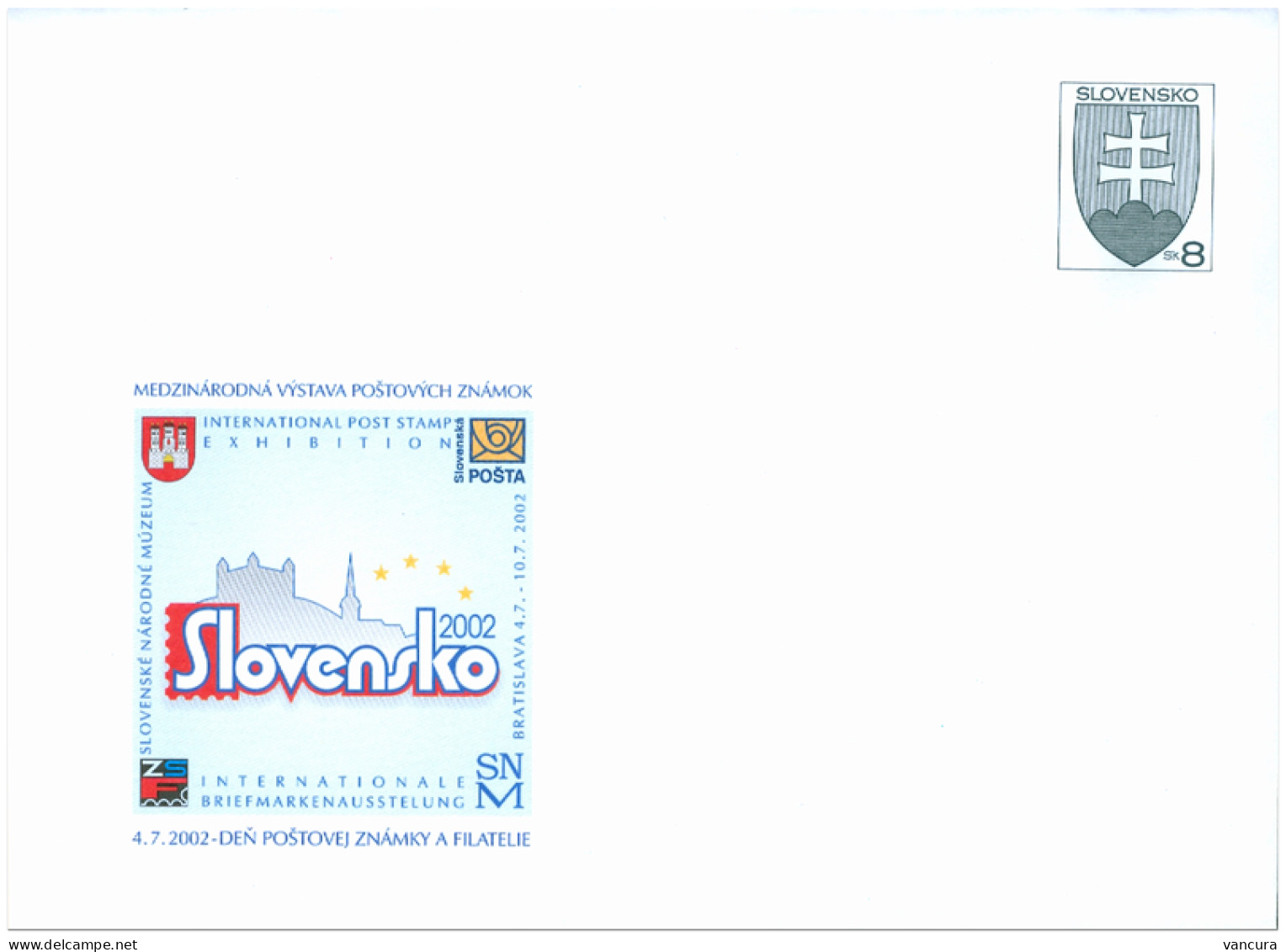 COB 49 Slovakia 2002 - Postage Stamp Day 2002 - Buste