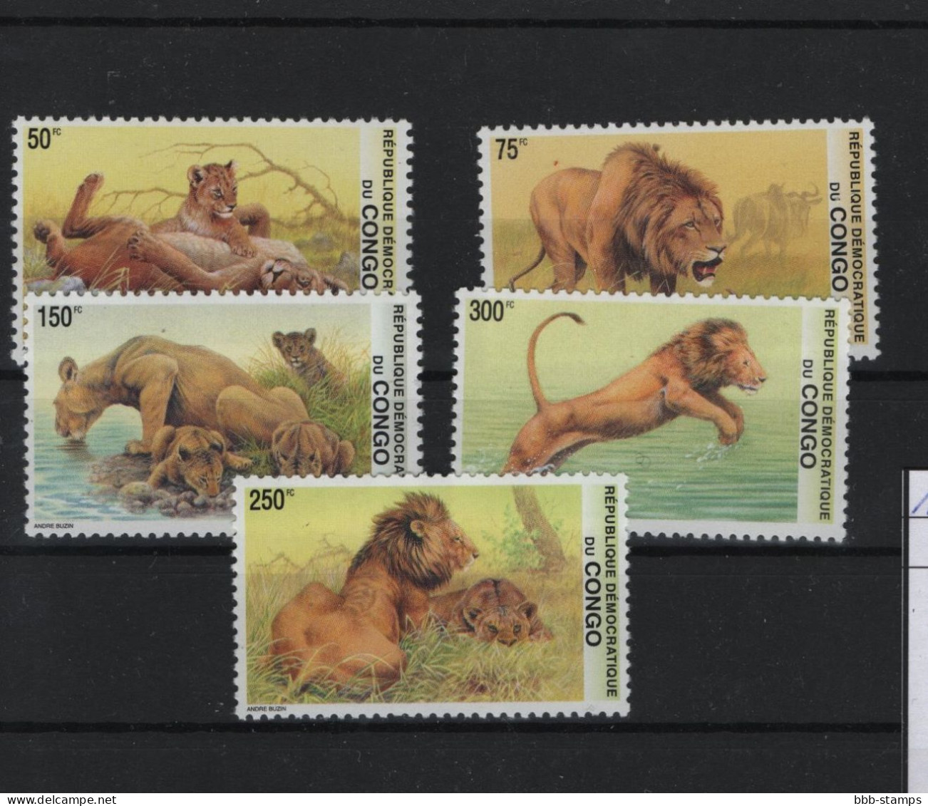 Zaire Michel Cat.No. Mnh/** 1703/1707 - Ungebraucht