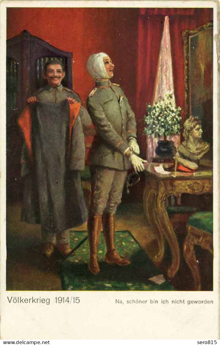 AK Völkerkrieg 1914/15 Verwundet Na, Schöner Bin Ich Nicht Geworden   (1465 - Humour