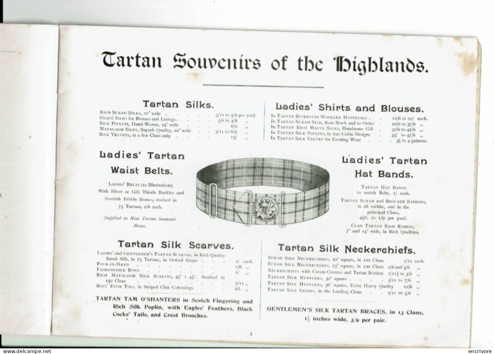 W. CHALMERS The Royal Tartan & Highland Tweet Warehouse OBAN - Toeristische Brochures
