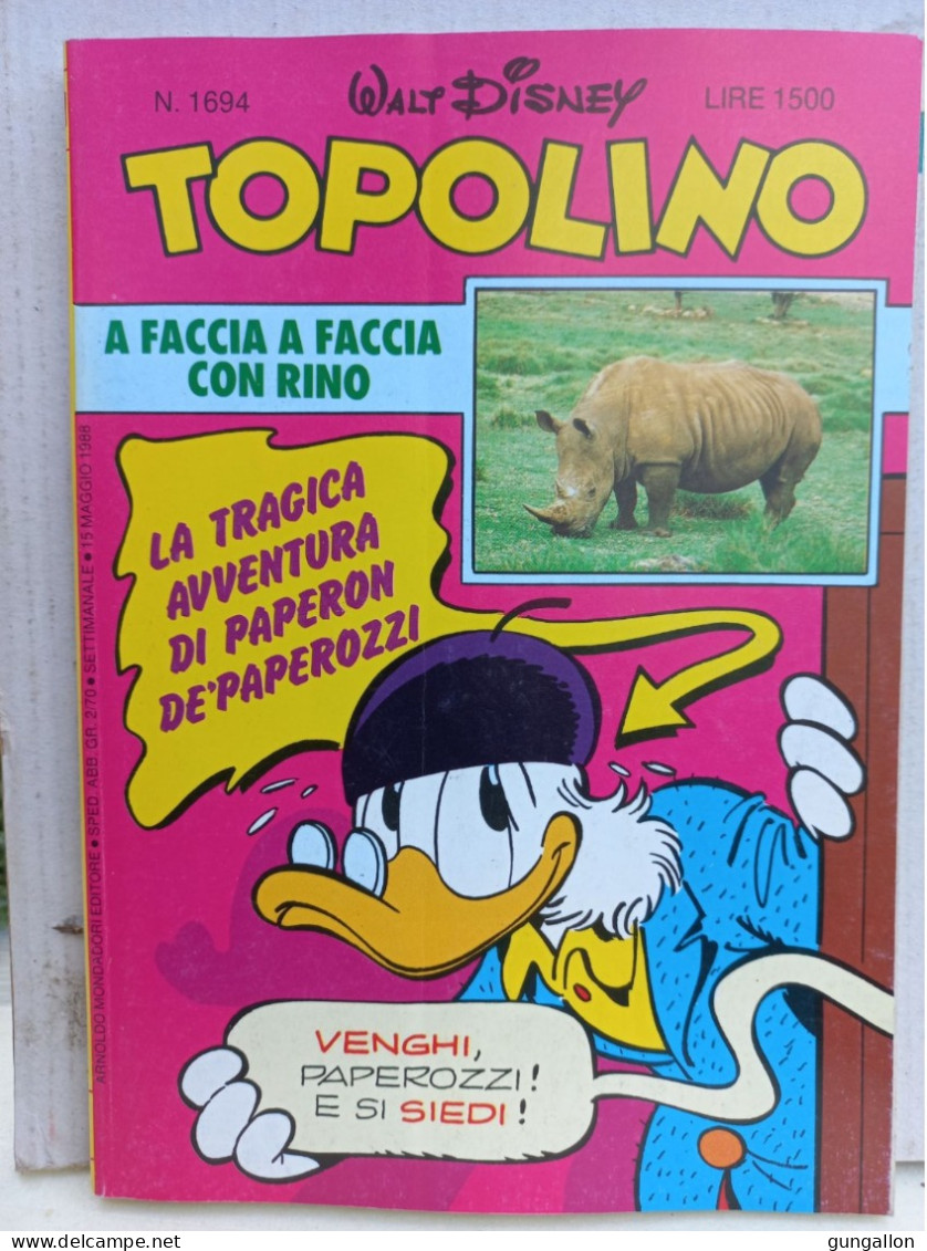 Topolino (Mondadori 1988) N. 1694 - Disney
