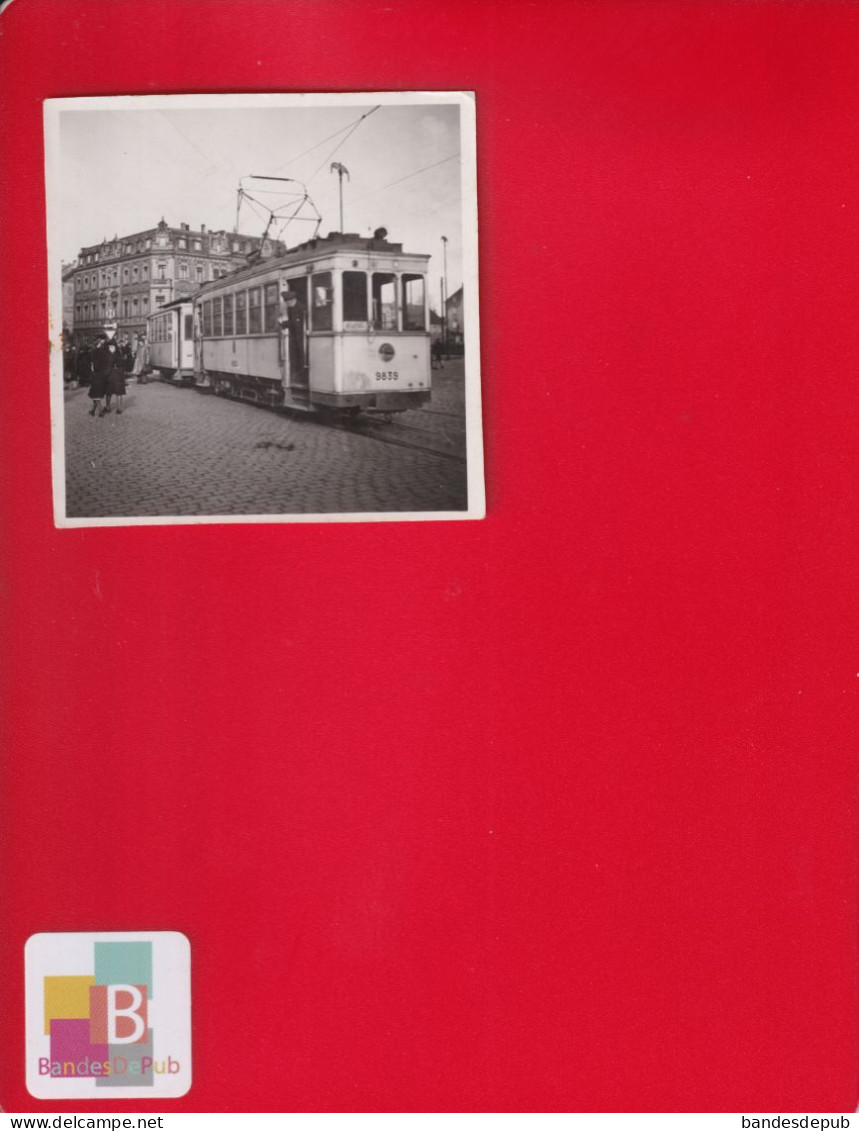 BELGIQUE ALLEMAGNE Train Tramway Tram Krefeld M Gladback Photo Stetza Louis Clessens 1943 SNCV LIEGE - Trenes