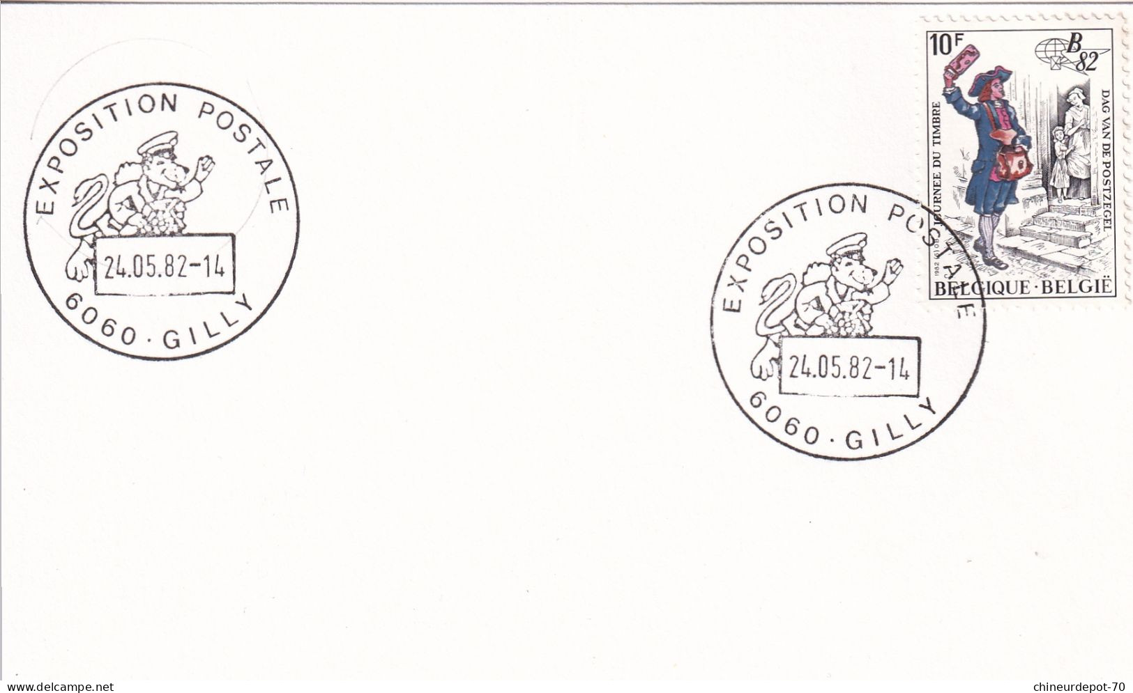 Lettres & Documents  Belgique België Belgium Gilly 1982 - Cartas & Documentos