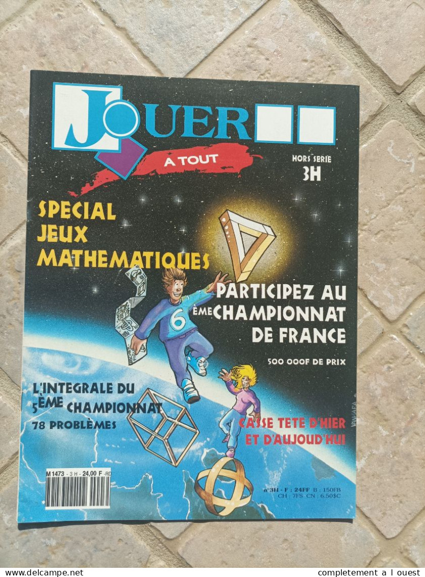 Jouer Jeux Mathématiques N° 3 H Hors-série Réflexion Casse-tête Puzzles Puzzle - Ciencia