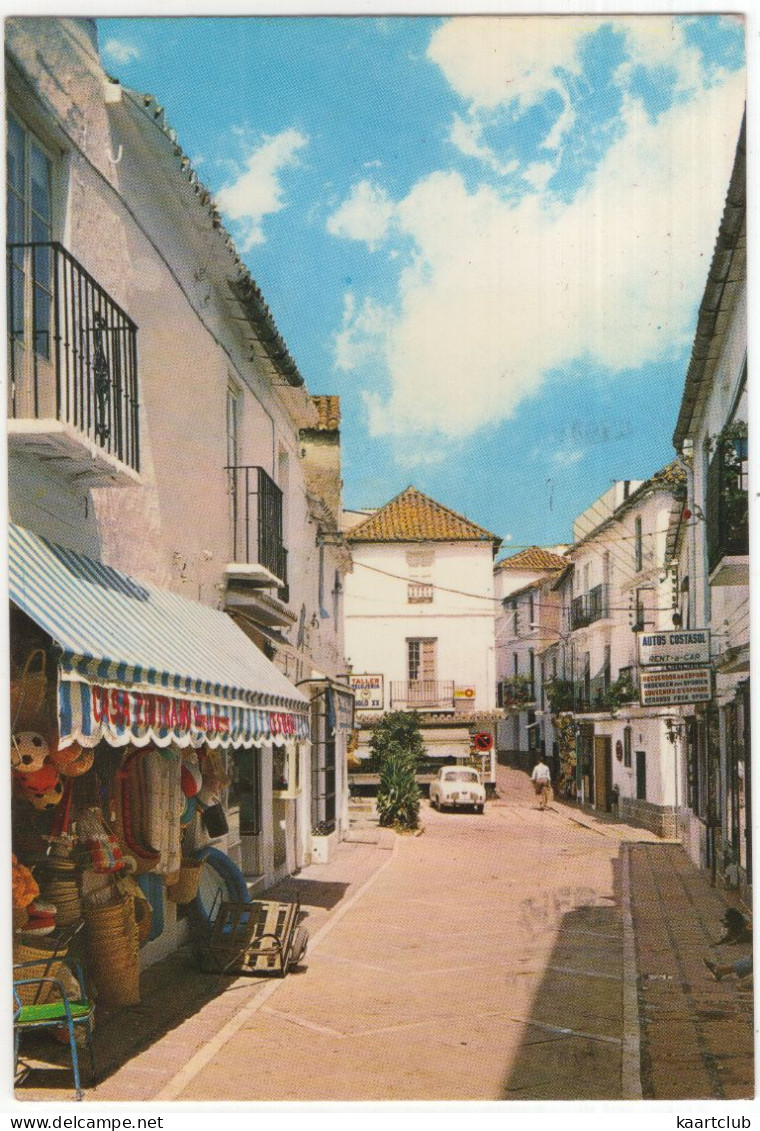 Marbella : RENAULT DAUPHINE - Calle Gonzalez Badía - Málaga - (Spain) - Passenger Cars