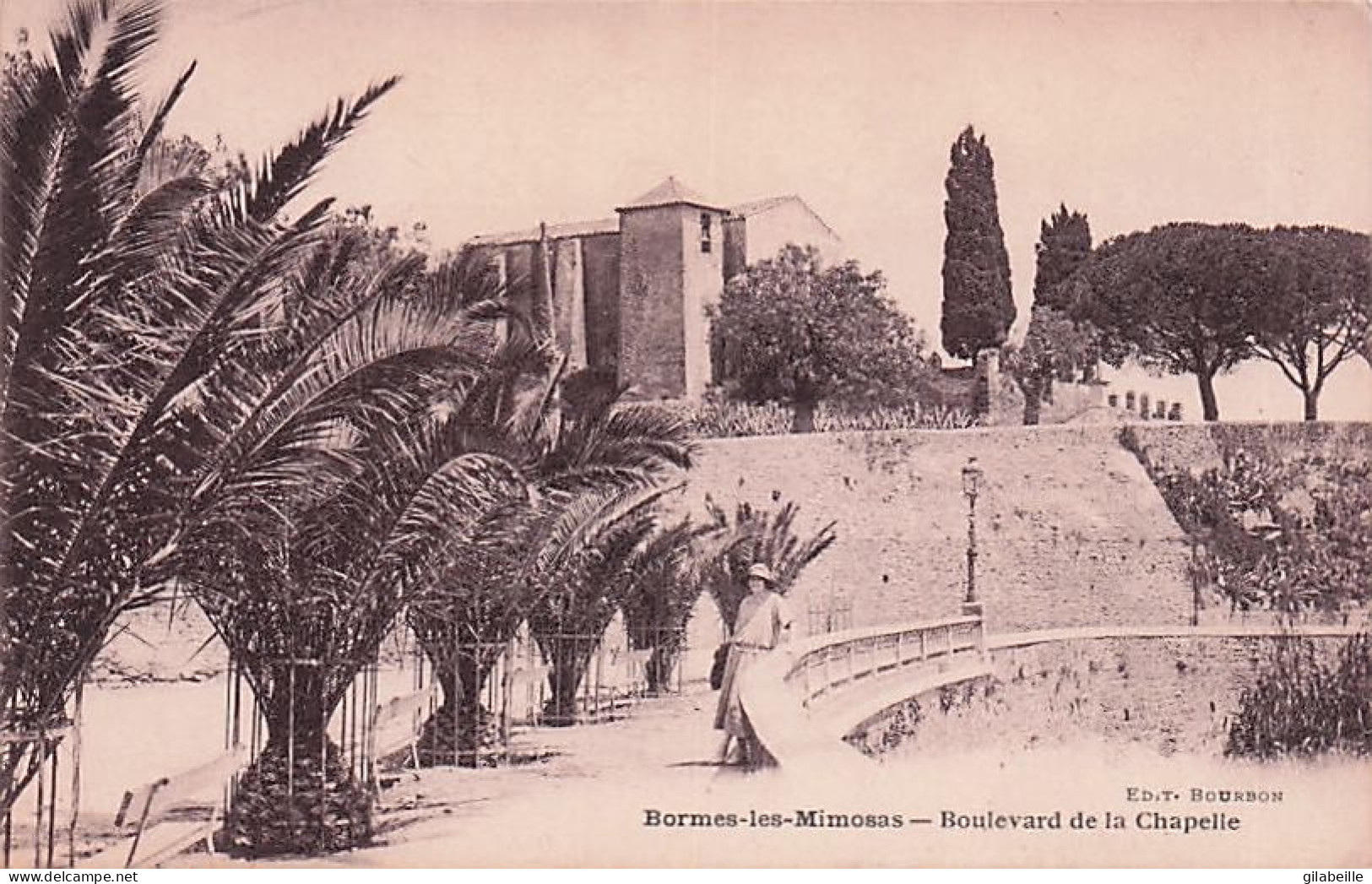 83 - BORMES Les MIMOSAS - Boulevard De La Chapelle - Bormes-les-Mimosas