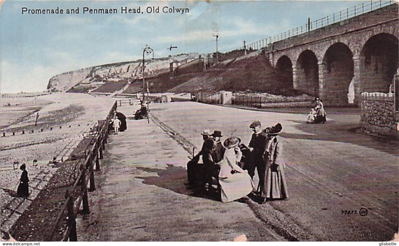 OLD COLWYN -  Promenade And Penmaen Head - 1915 - Autres & Non Classés