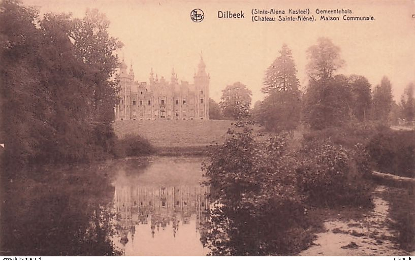 DILBEEK - Château Sainte Alène Maison Communale Sint Alena Kasteel - Dilbeek