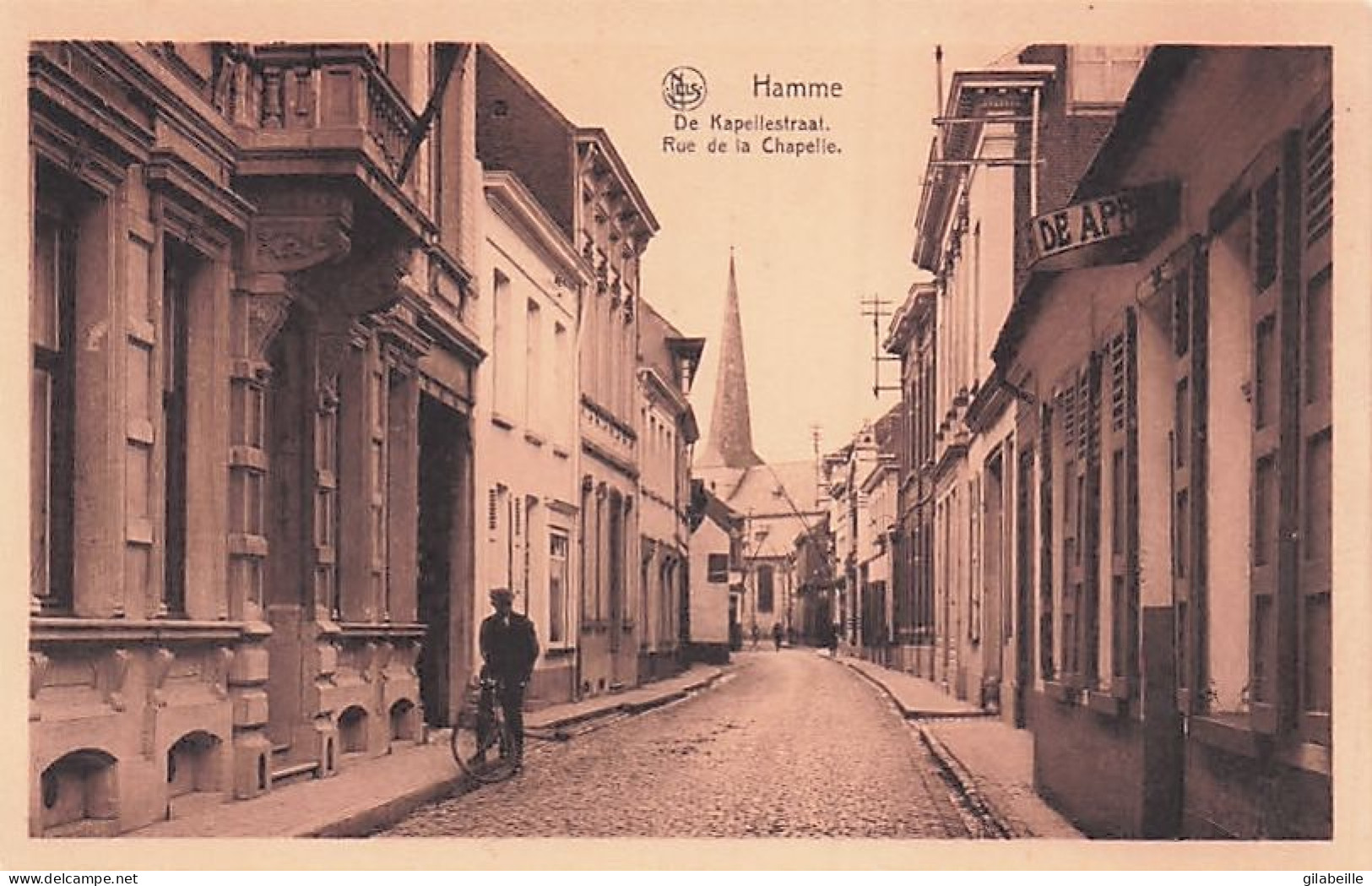 HAMME -  Rue De La Chapelle, De Kapellestraat - Hamme