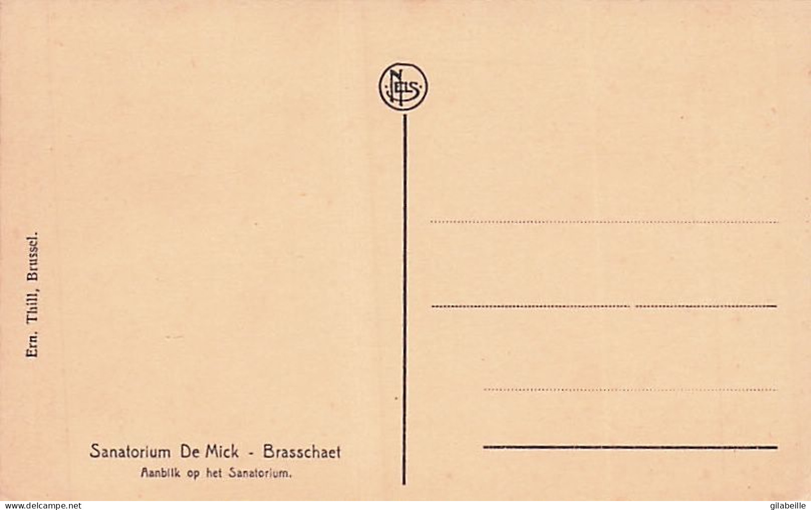 Anvers -  BRASSCHAAT- Sanatorium " De Mick "  - Aanblick Het Sanatorium - Brasschaat