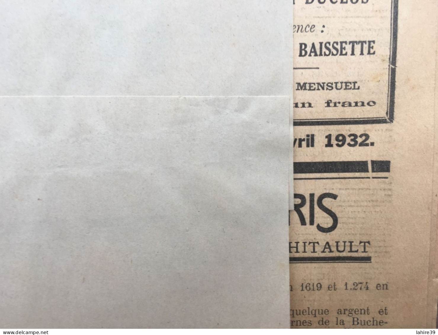 Ancien Journal / L'Esprit Médical / 1932 / Jamais Ouvert - Altri & Non Classificati