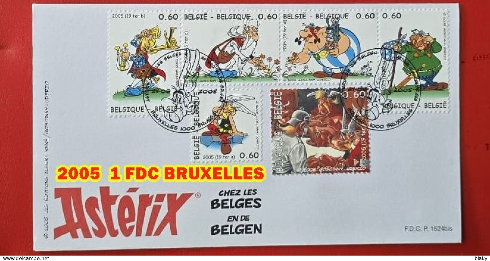 2005  ASTERIX  1 FDC BRUXELLES - 1999-2010