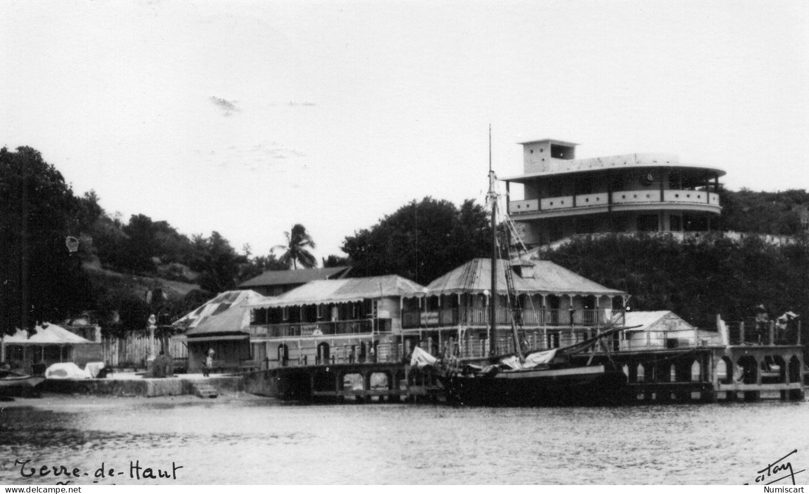 Ile Des Saintes Terre-de-Haut Bateau DOM TOM Carte Photo - Sonstige & Ohne Zuordnung