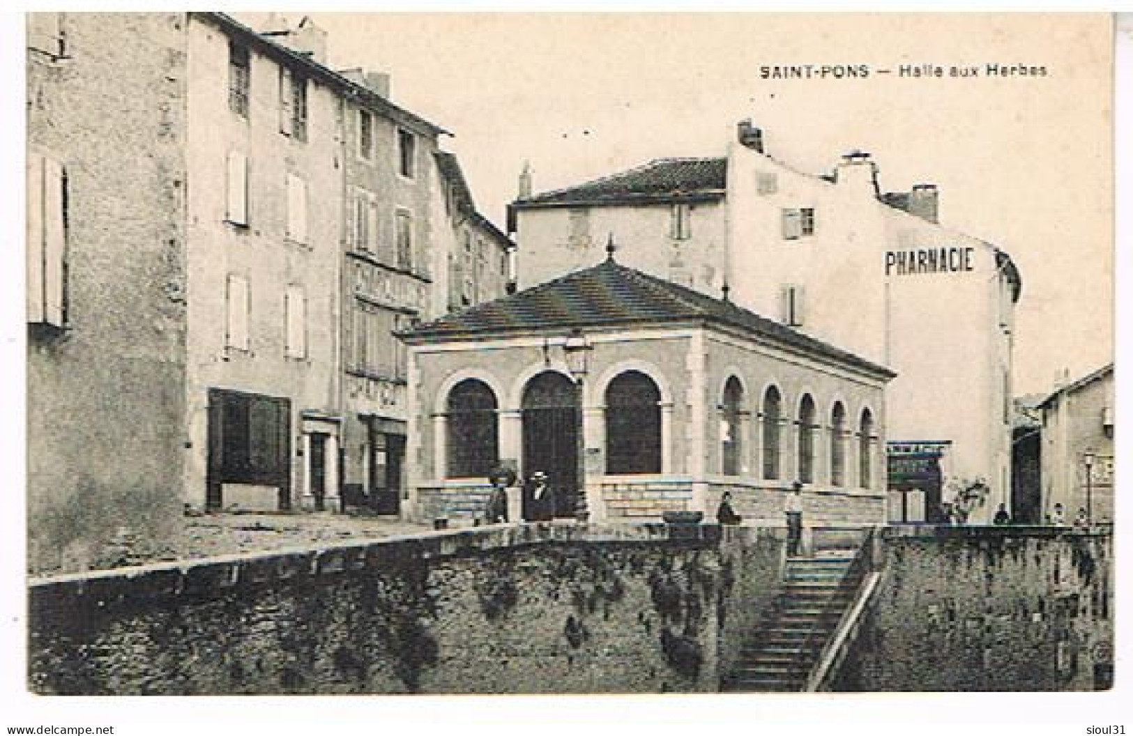 34  SAINT PONS  HALLE AUX HERBES - Saint-Pons-de-Mauchiens