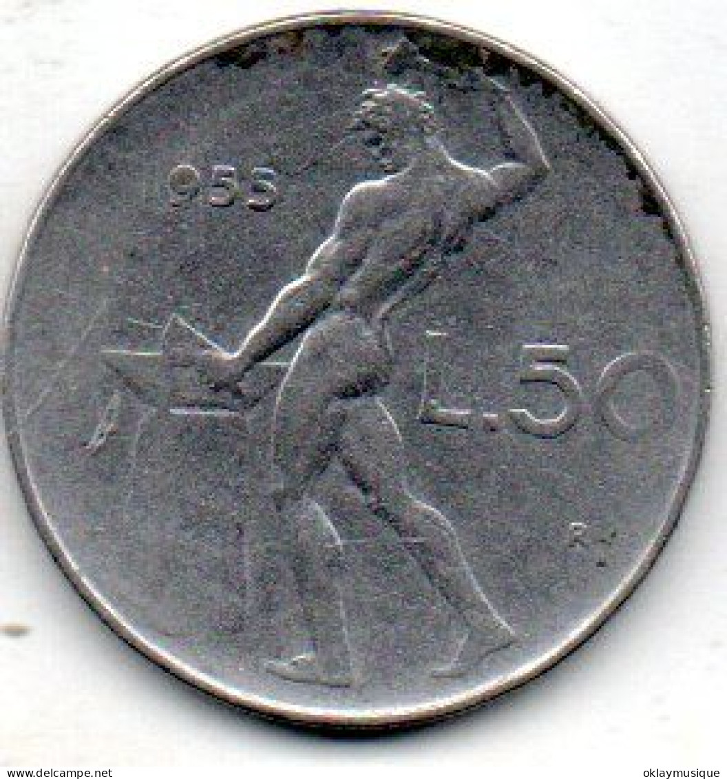 50 Lires 1955 - 50 Liras