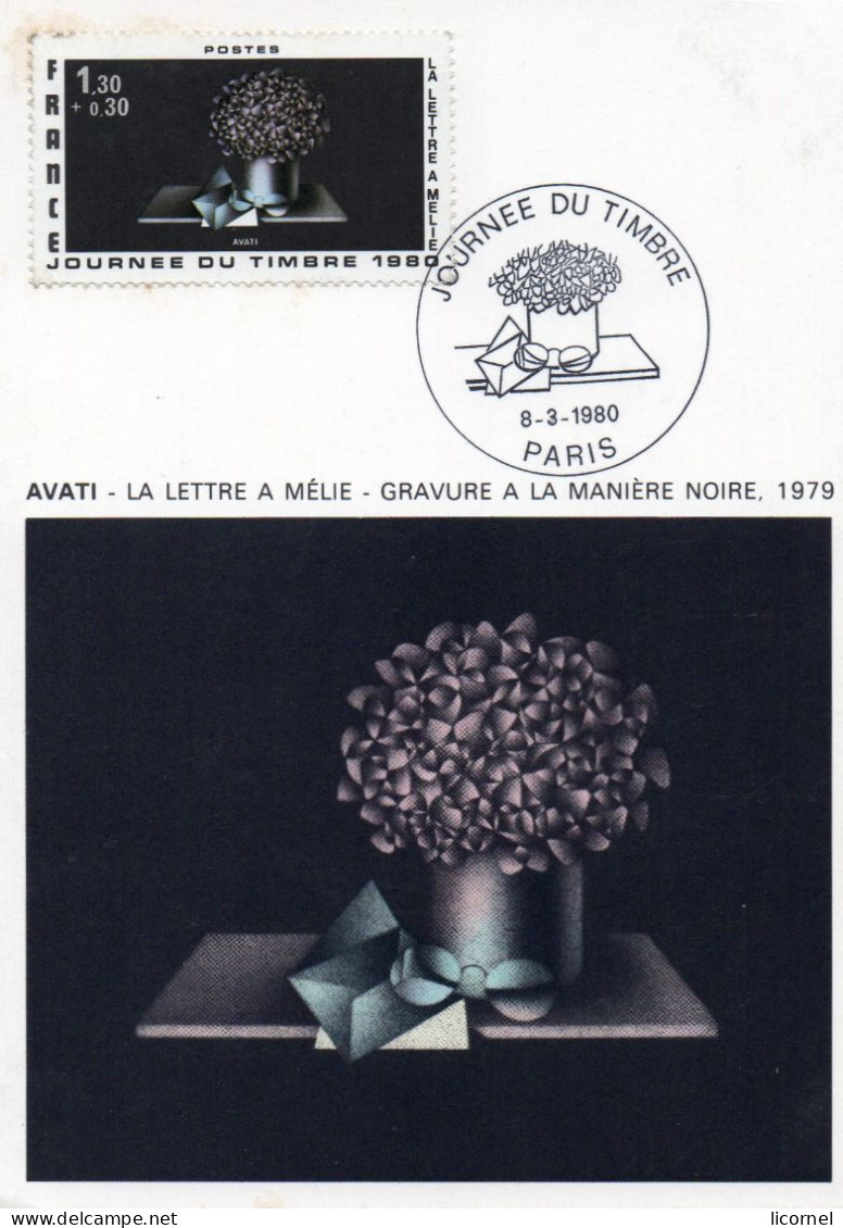 Carte  Maxi  1980 Premier Jour/ La Lettre A Amelie - 1980-1989