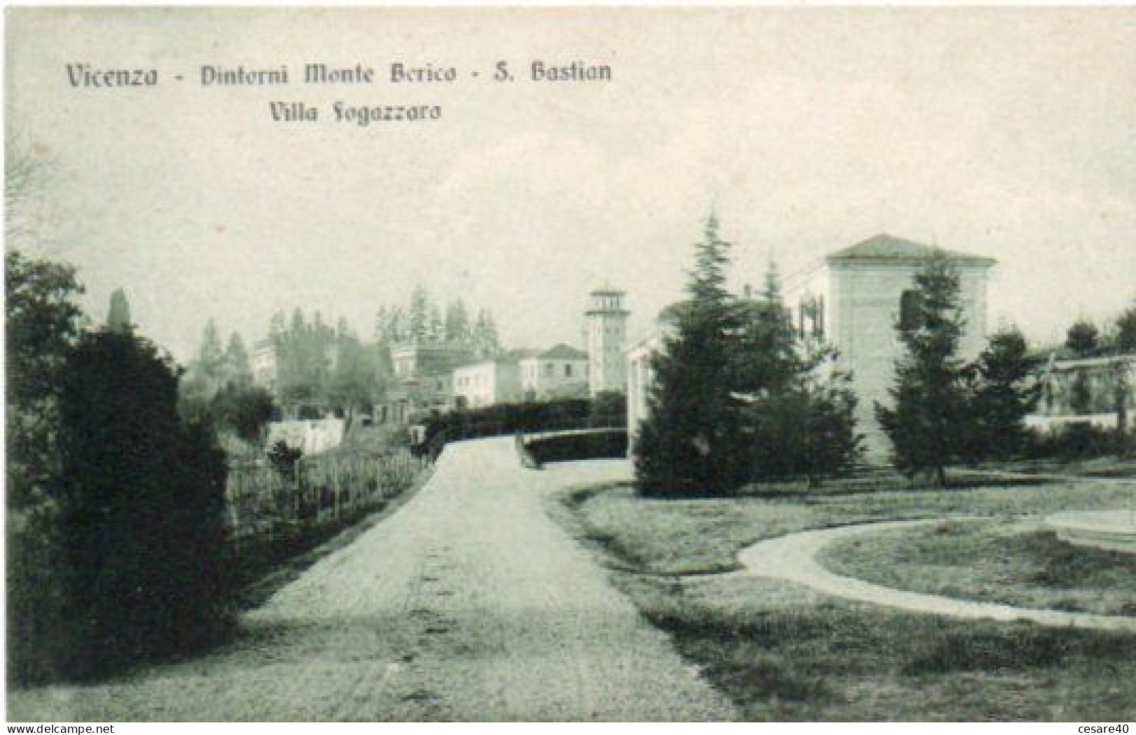 ITALIA - S. SEBASTIAN (vicenza) - Villa Fogazzaro, Primi 900 - MAR-2024-03 - Vicenza