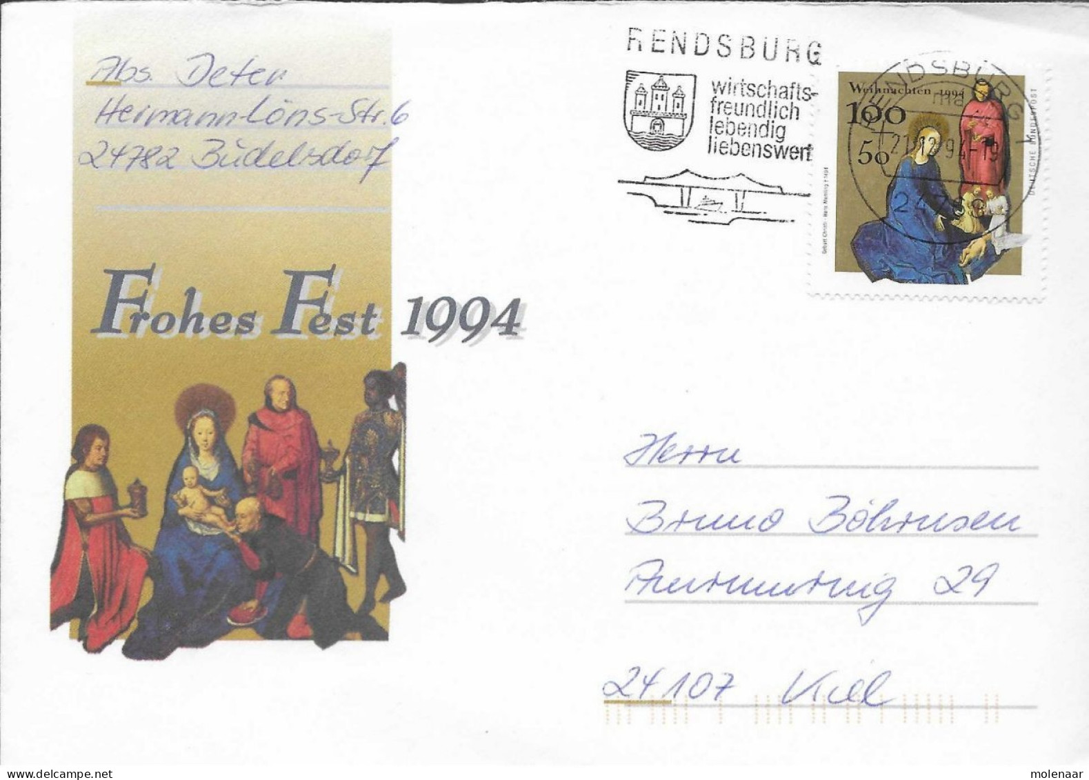 Postzegels > Europa > Duitsland > West-Duitsland > 1990-1999 > Brief Met 1771 (17325) - Storia Postale