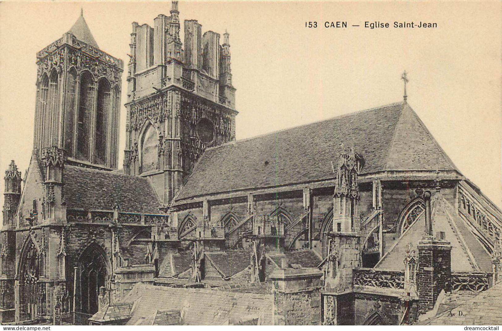 9 Cpa 14 CAEN. Marché, Eglise Et Tour St-Jean Et St Pierre St Etienne St-Michel Vaucelle, Lycée Malherbe, - Caen