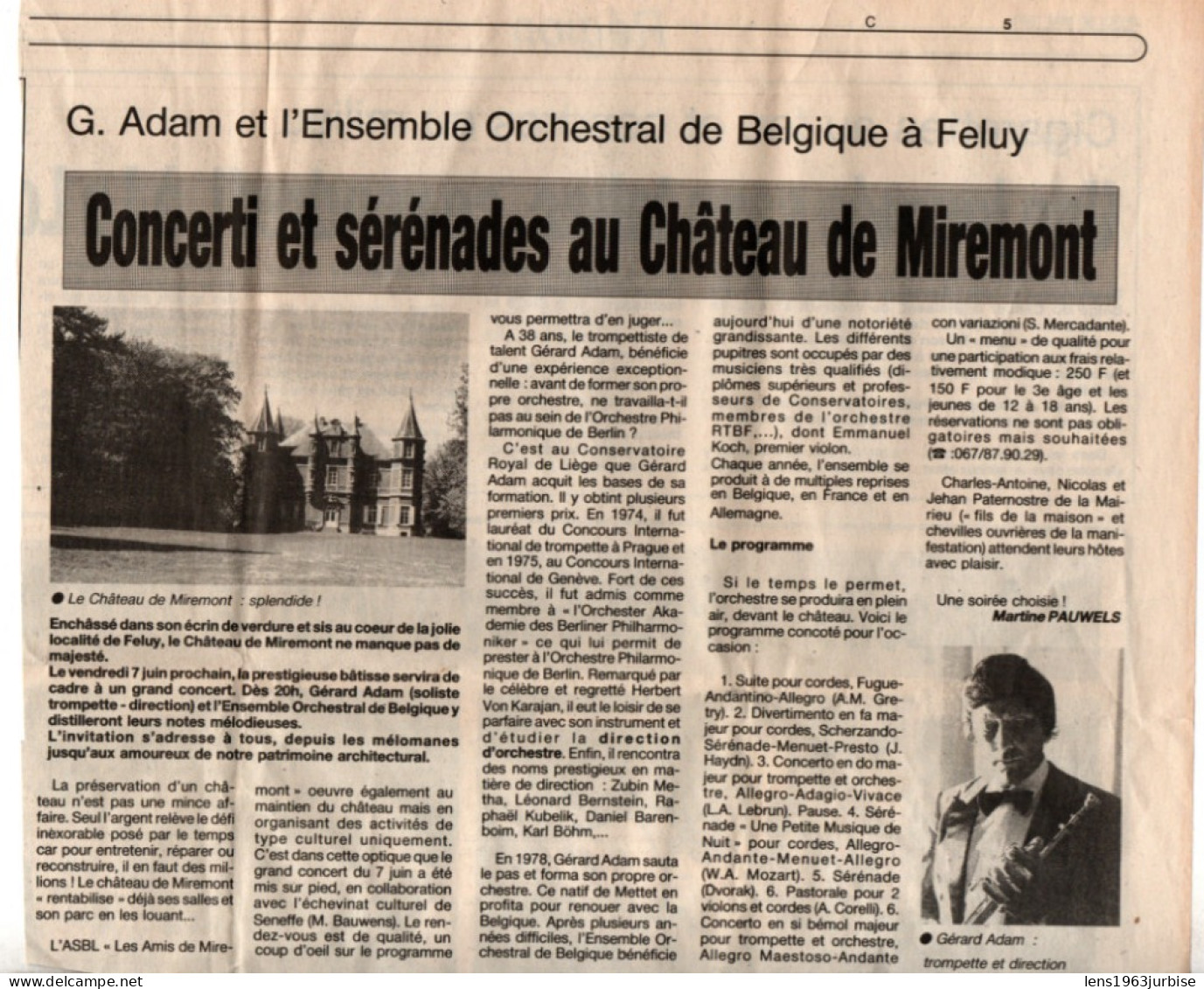 Feluy  , Mai 1991 , Ancien Article De Journal - Unclassified