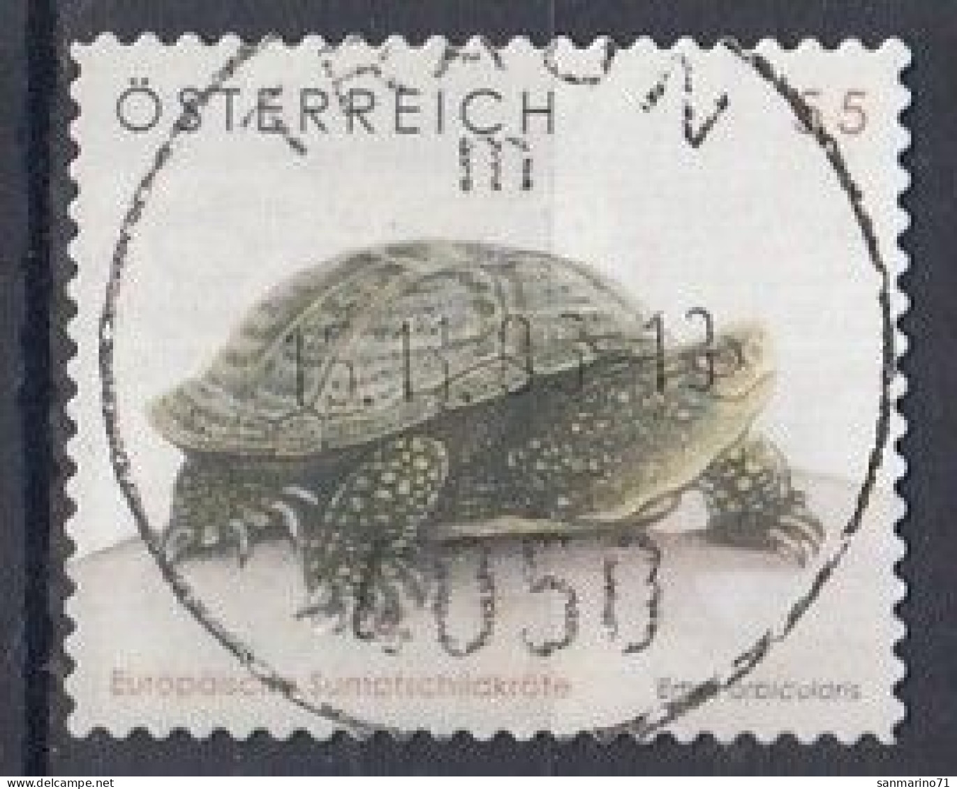 AUSTRIA 2624,used,falc Hinged - Turtles