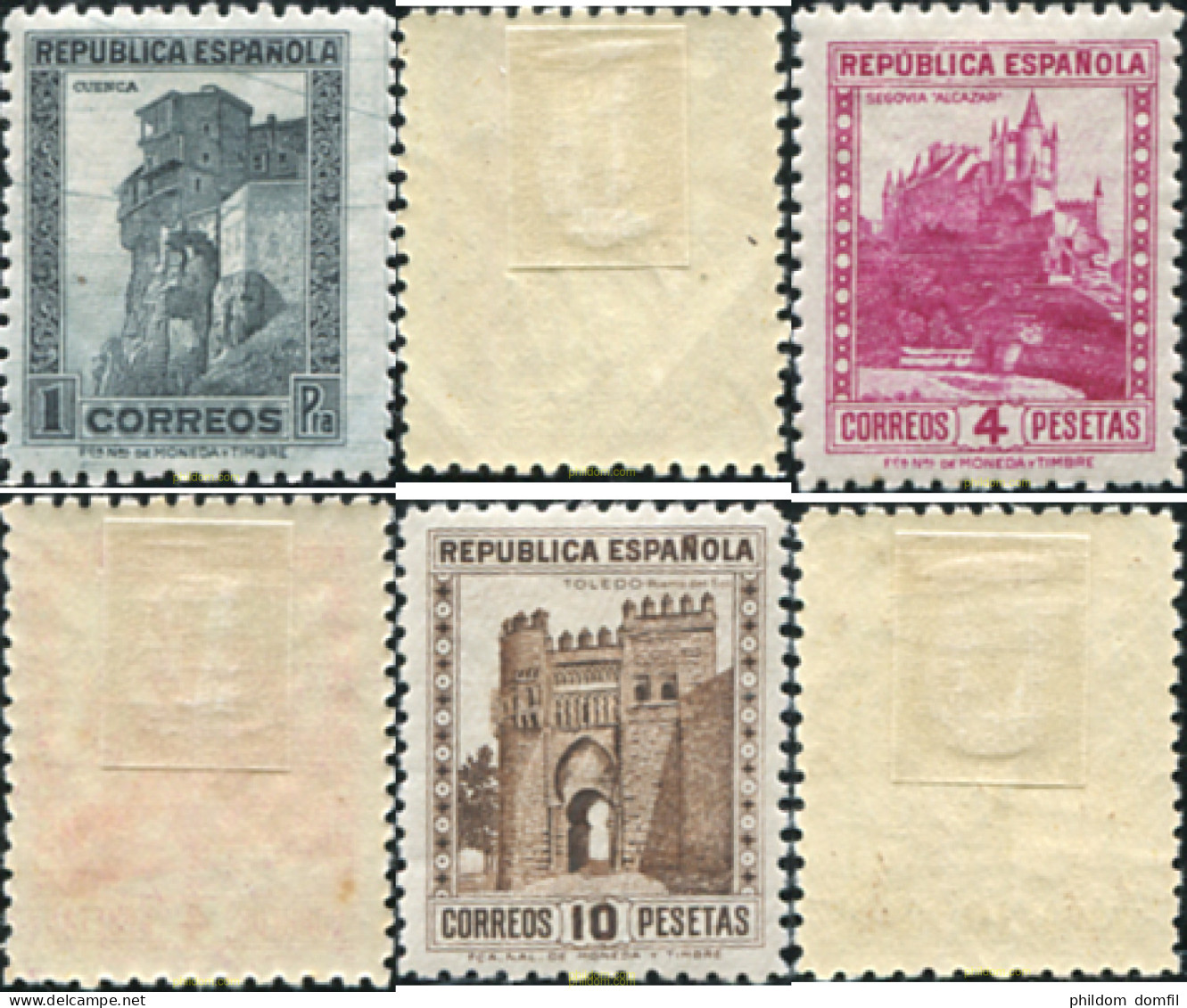 618922 HINGED ESPAÑA 1938 MONUMENTOS Y AUTOGIRO - Ungebraucht