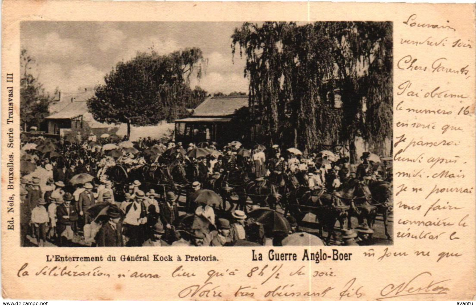 SOUTH AFRICA / FARMERS WAR / FUNERAL OF GENERAL KOCK - Sud Africa