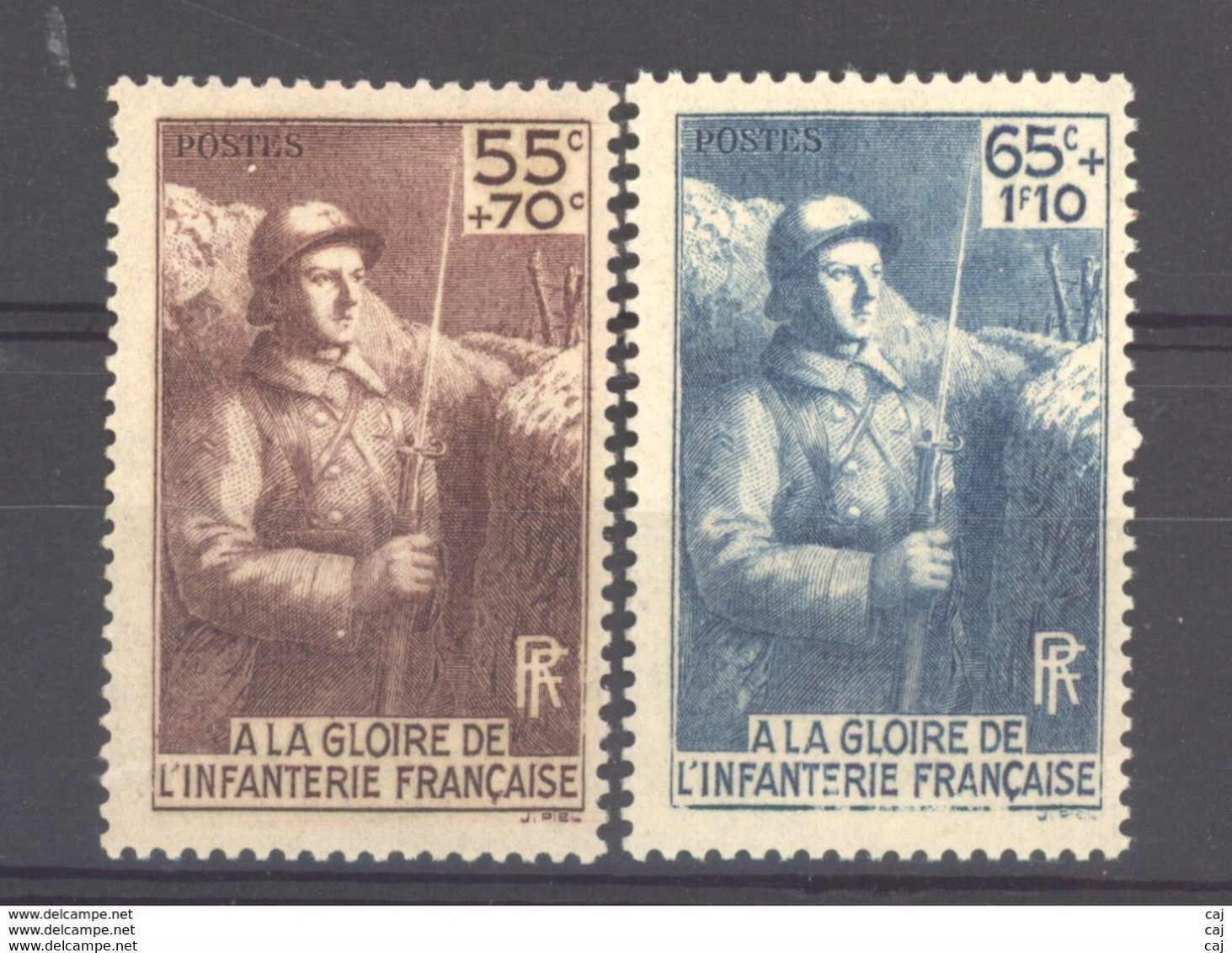 France  :  Yv 386-87  **     ,   N3 - Unused Stamps