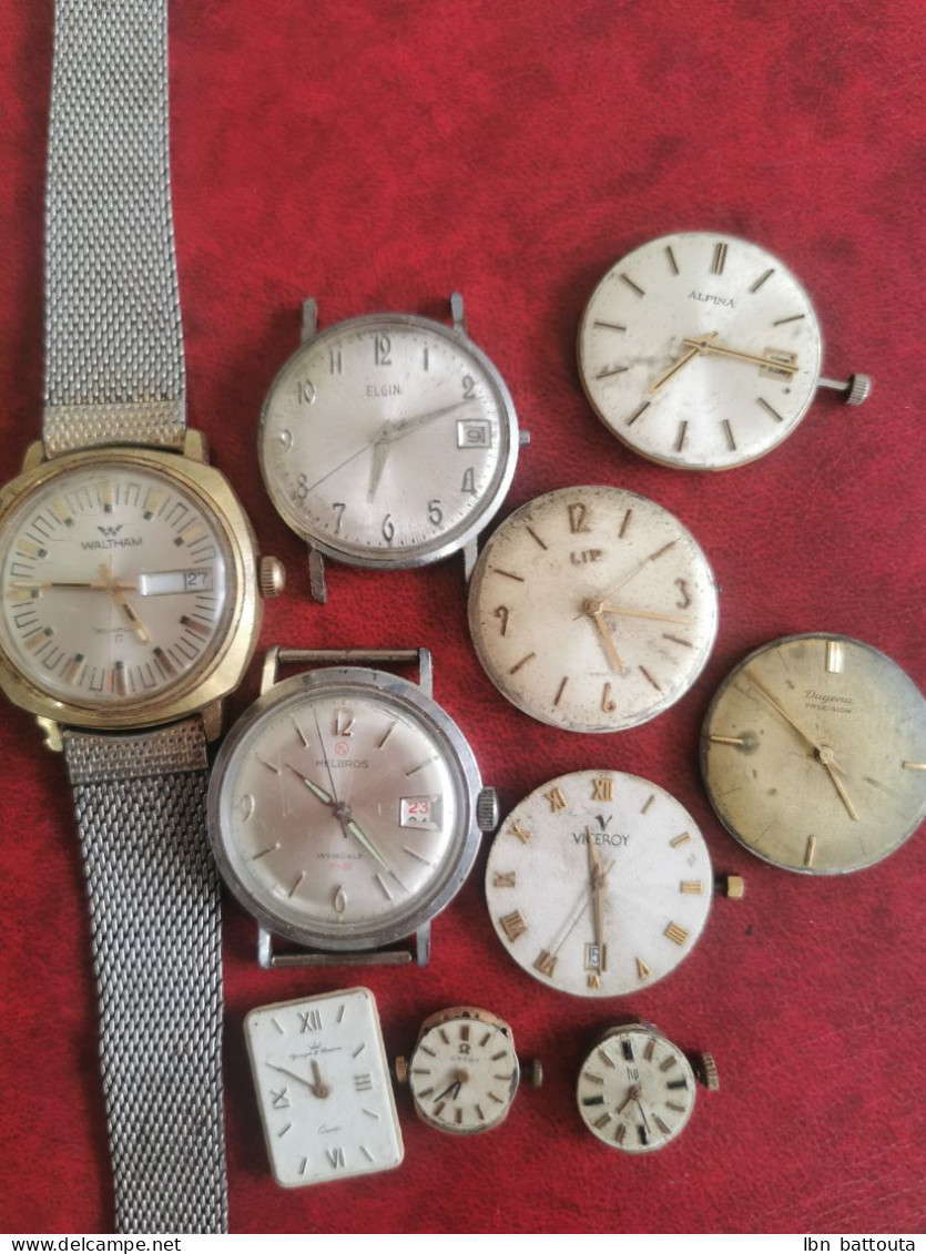 Lot De Montres Et Mouvements - Orologi Gioielli