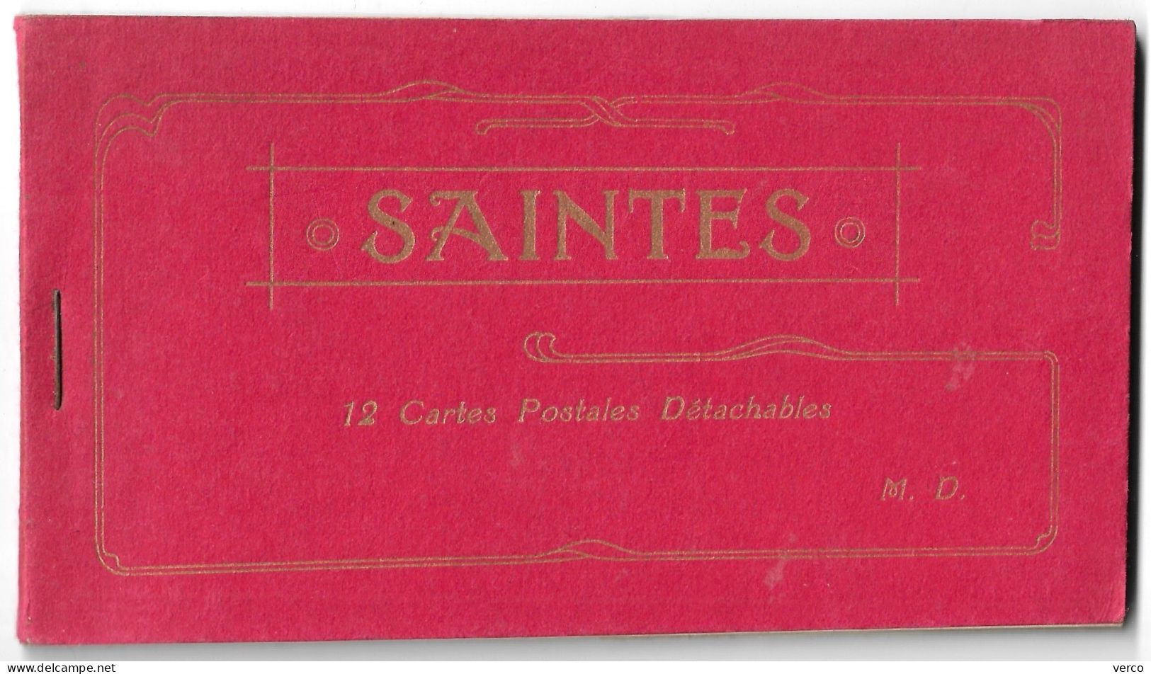 Carte POSTALE  Ancienne De  SAINTES - Carnet 12 CPA (Complet) - Saintes